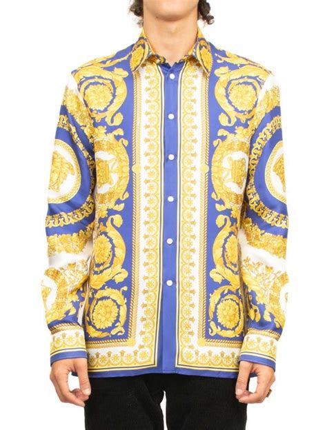 replica versace shirts mens|Men's Versace Silk Shirts products for sale .